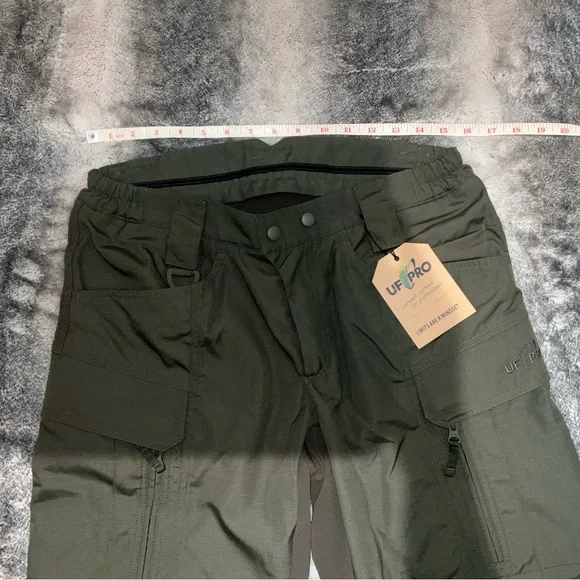 Men's Olive Green Tactical Pants - Picture 3 of 6